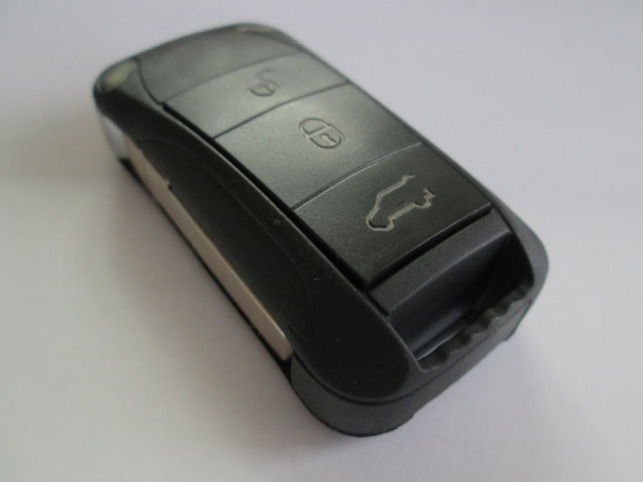 Автомобилен ключ за Porsche Cayenne с три бутона комплект