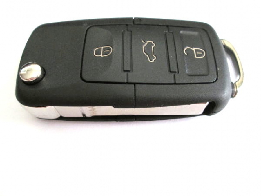 Автомобилен ключ за VW с три бутона комплект 1K0959753 (1K0959753G)