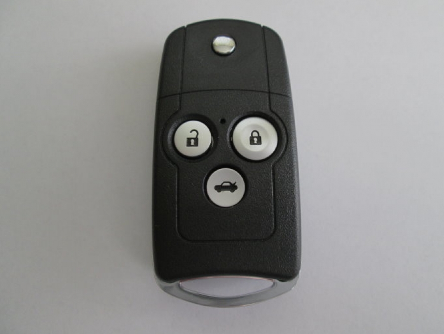 Автомобилен ключ с три бутона сгъваем за Honda комплект