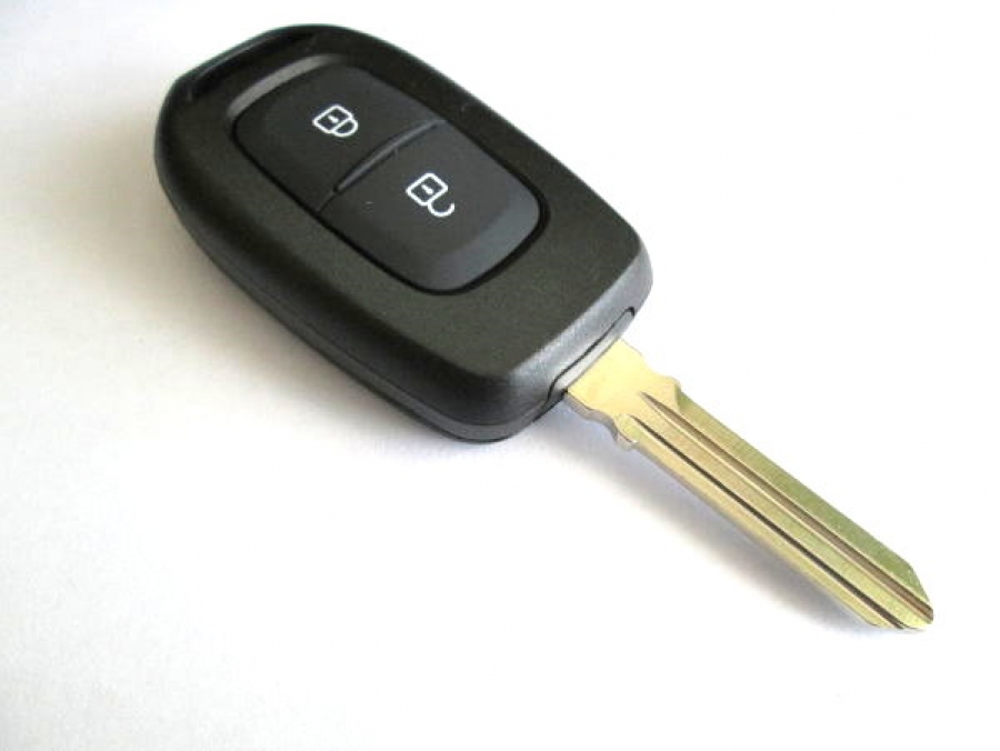 Автомобилен ключ за Renault (Dacia) с два бутона комплект