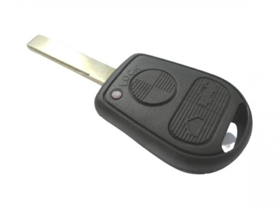 Кутийка за автомобилен ключ за BMW E46 с гумени бутони