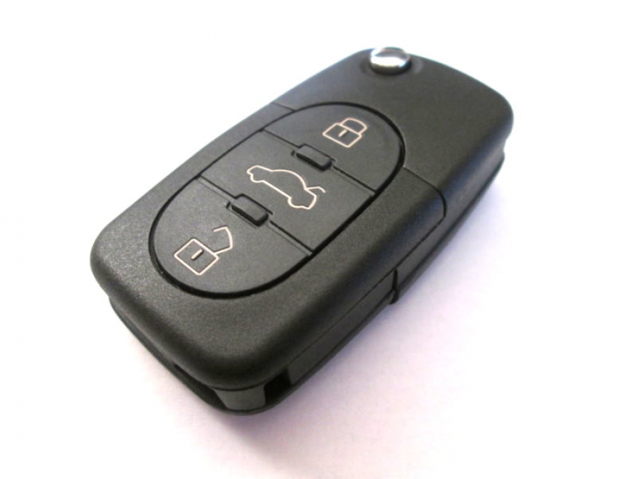 Автомобилен ключ за VW Beetle с три бутона комплект 1J0959753B