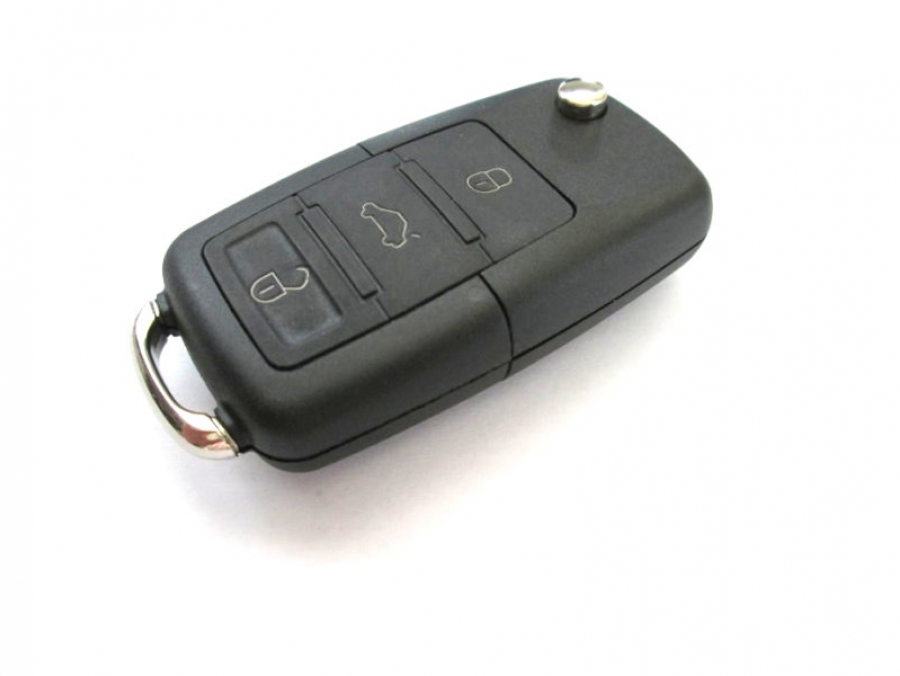 Автомобилен ключ за Skoda с три бутона комплект 1J0959753AH (1J0959753DA)