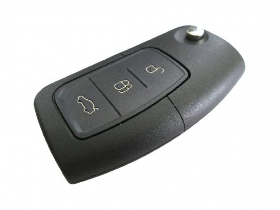 Кутийка за сгъваем автомобилен ключ за Ford с три бутона (профил FO21)