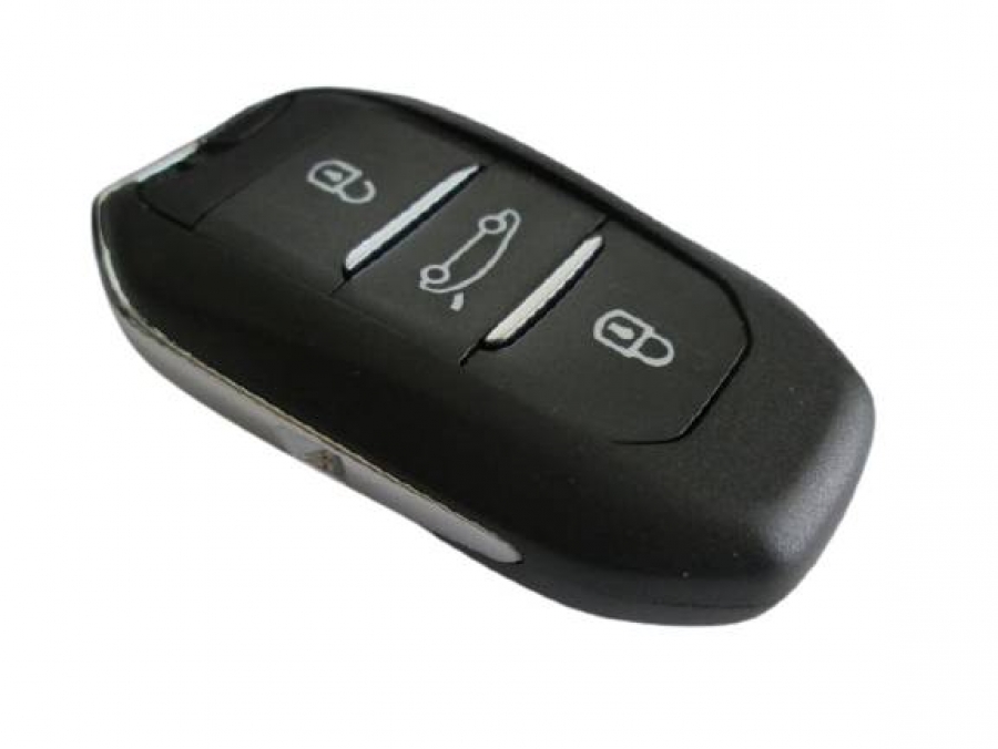 Смарт ключ за Peugeot с три бутона комплект (PCF7953/Hitag AES)