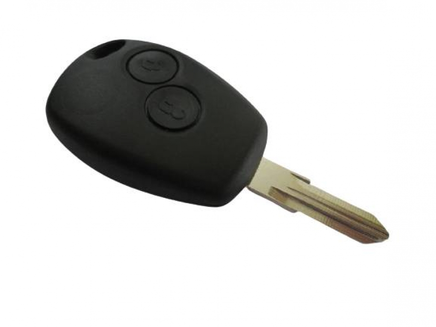 Кутийка за автомобилен ключ с два бутона за Renault (VAC102)