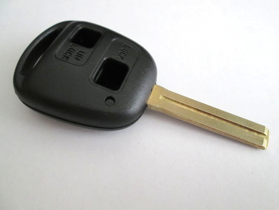 Кутийка за автомобилен ключ за Lexus с два бутона (TOY48 късо перо)