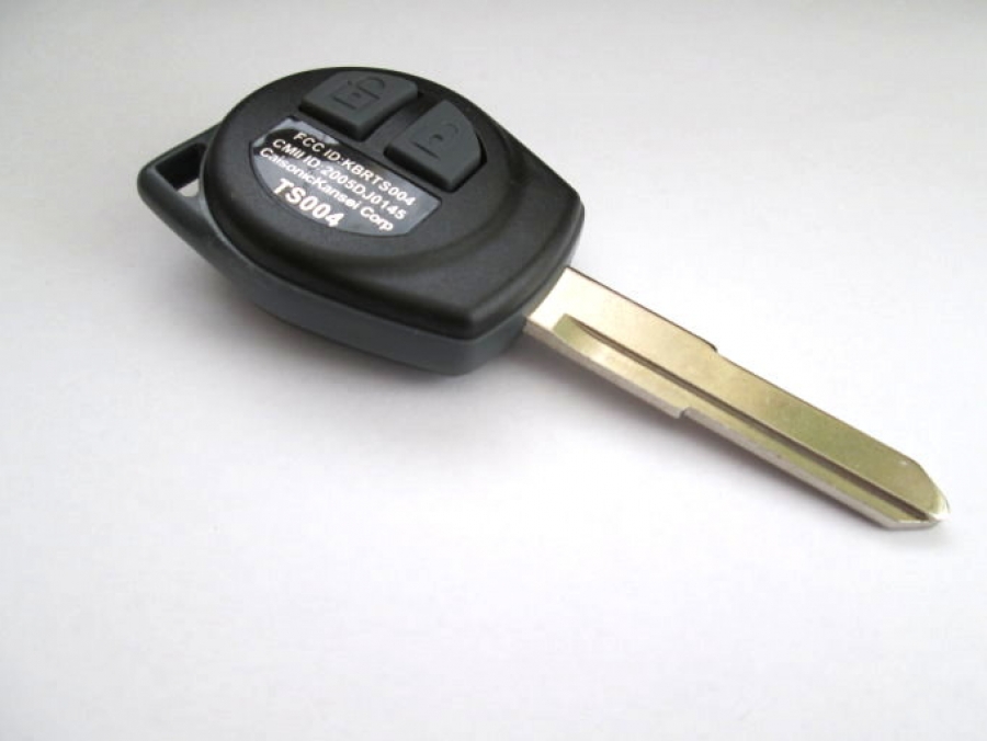 Кутийка за автомобилен ключ за Suzuki с два бутона (HU133)
