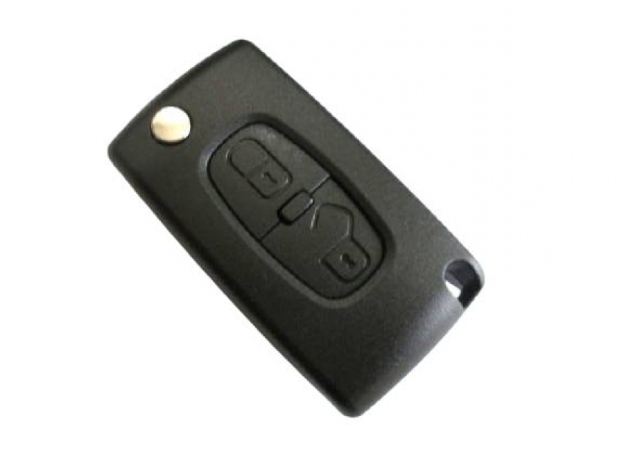 Кутийка за сгъваем автомобилен ключ за Citroen C-Crosser с два бутона