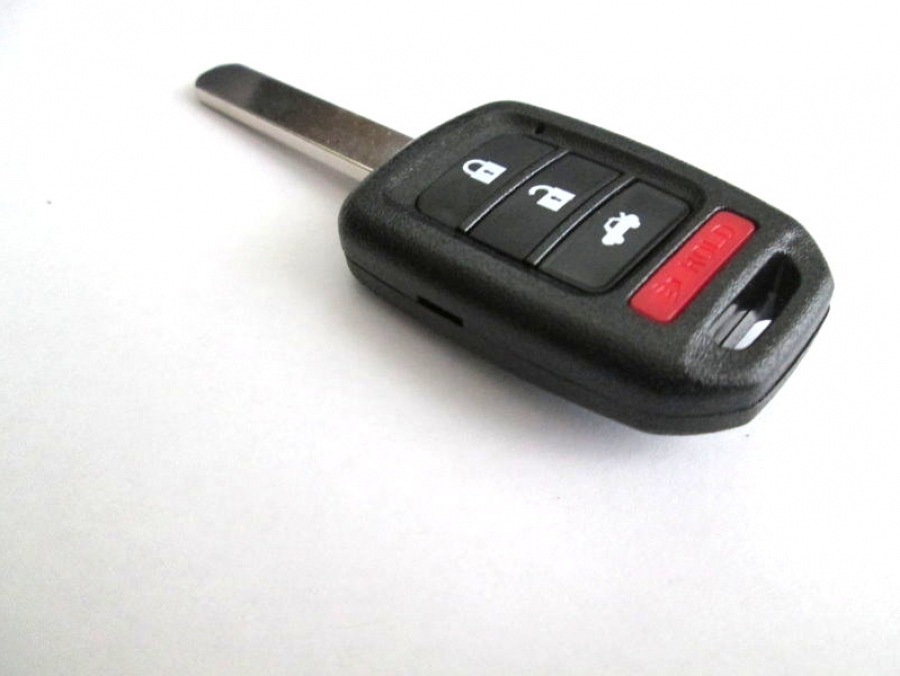 Автомобилен ключ за Honda с четири бутона комплект (HLIK6-1TА/433 MHz)