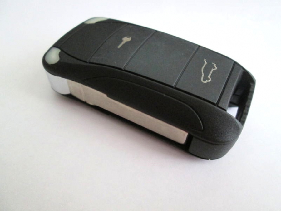 Кутийка за сгъваем автомобилен ключ за Porsche с два бутона