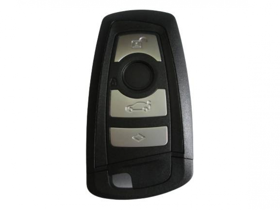 Кутийка за смарт ключ за BMW F-series (4 бутона/черен кант)