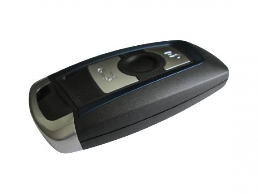 Кутийка за смарт ключ за BMW F-series (3 бутона/син кант)