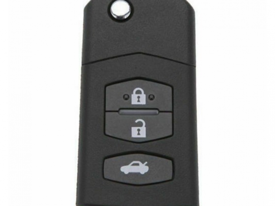 Кутийка за сгъваем ключ за Mazda с три бутона