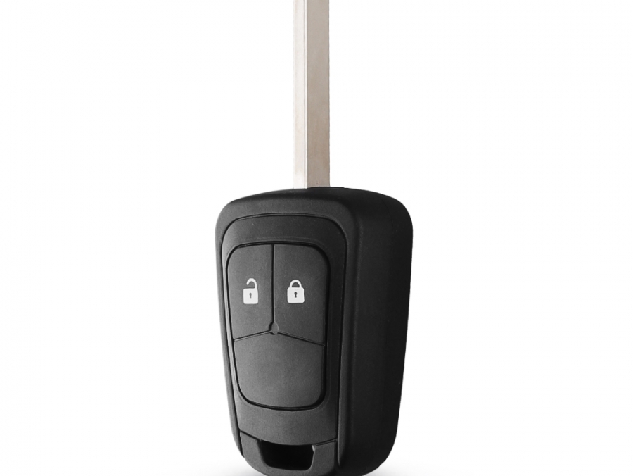 Кутийка за автомобилен ключ за Opel (Chevrolet/Vauxhall) с два бутона